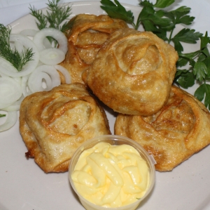 манты жареные 1шт